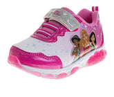 Disney Girls Princess Characters Light Up Laceless Shoes (Toddler/Little Girl)